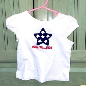Gymboree Little Miss USA 🇺🇸 Top
